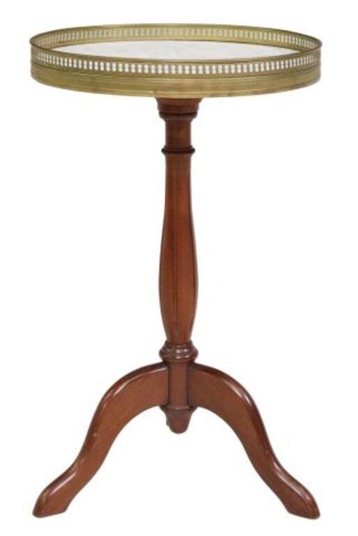 Appraisal: French Louis XVI style mahogany side table late th c