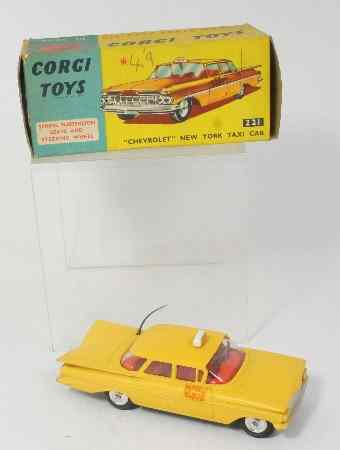 Appraisal: Corgi Toys Chevrolet New York Taxi Cab in original box