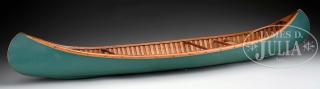 Appraisal: SALESMAN SAMPLE OF A CANOE POSSIBLY KENNEBEC First half th