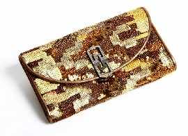 Appraisal: Bulgari 'Amada' Pochette cocktail bag in 'Arazzo' multitone sequins and