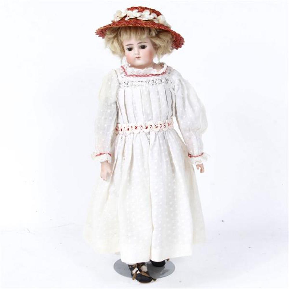 Appraisal: ALT BECK GOTTSCHALCK GERMAN BISQUE TURNED SHOULDER HEAD CHILD DOLL