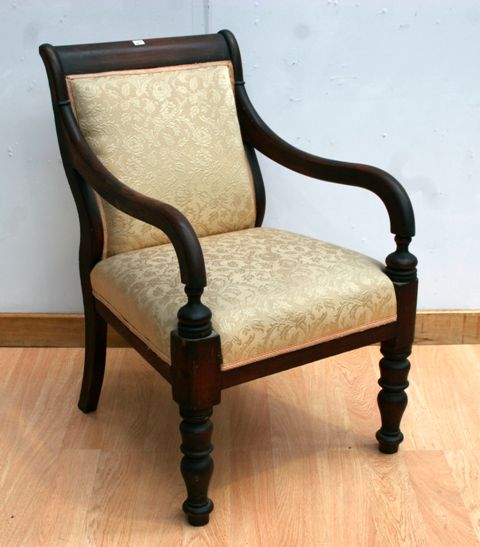 Appraisal: A mid th century Australian cedar armchair