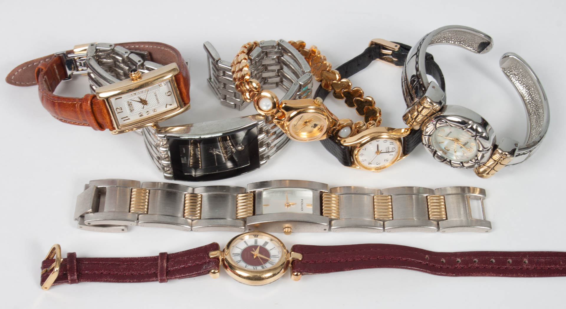 Appraisal: Six lady's designer watches a gentleman's watch including Seiko Gruen