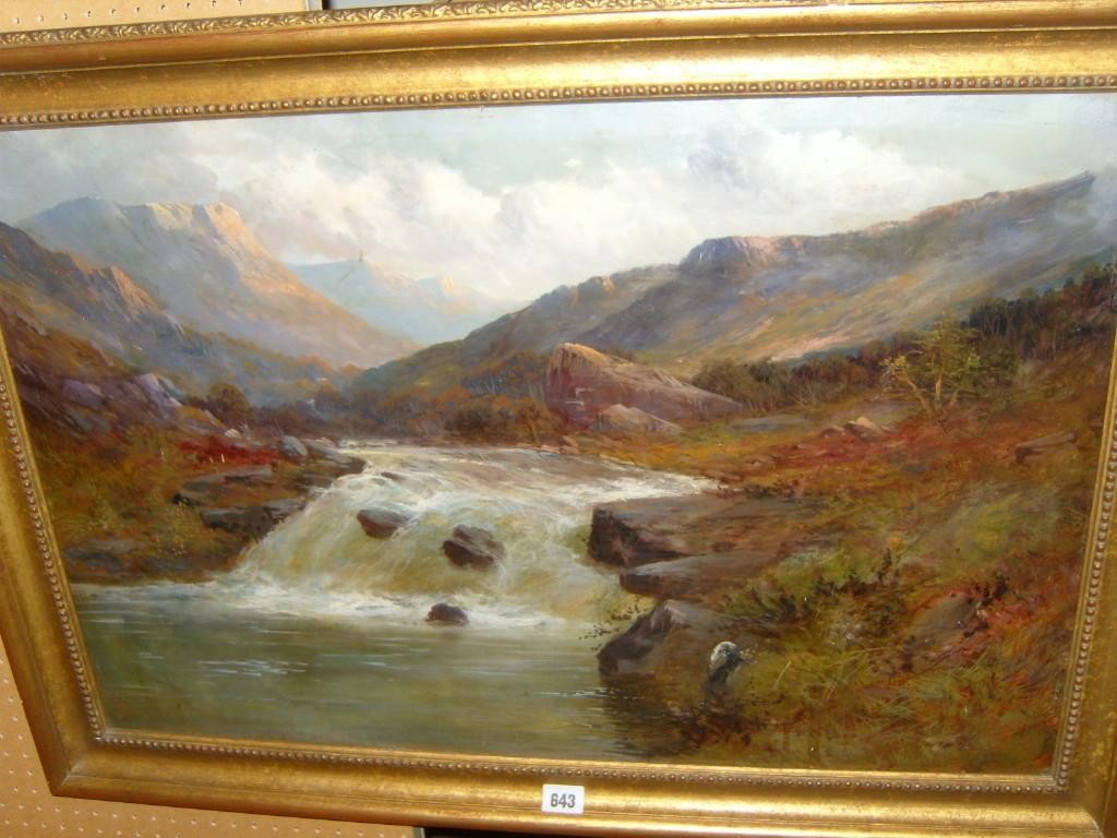 Appraisal: A late th century oil painting on canvas of a