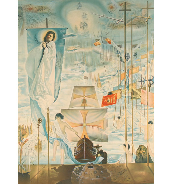 Appraisal: Salvador Dali Spanish - Discovery of America by Christopher Columbus