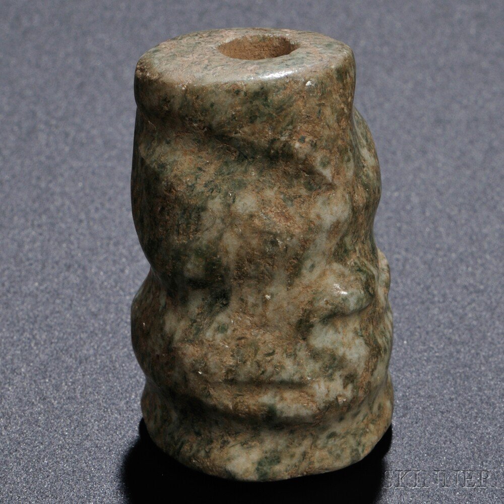 Appraisal: Pre-Columbian Stone Pendant from West Mexico ht in Provenance Ex-Stendahl