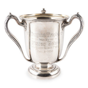 Appraisal: An American Silver Trophy Cup for the Virginia State Fair