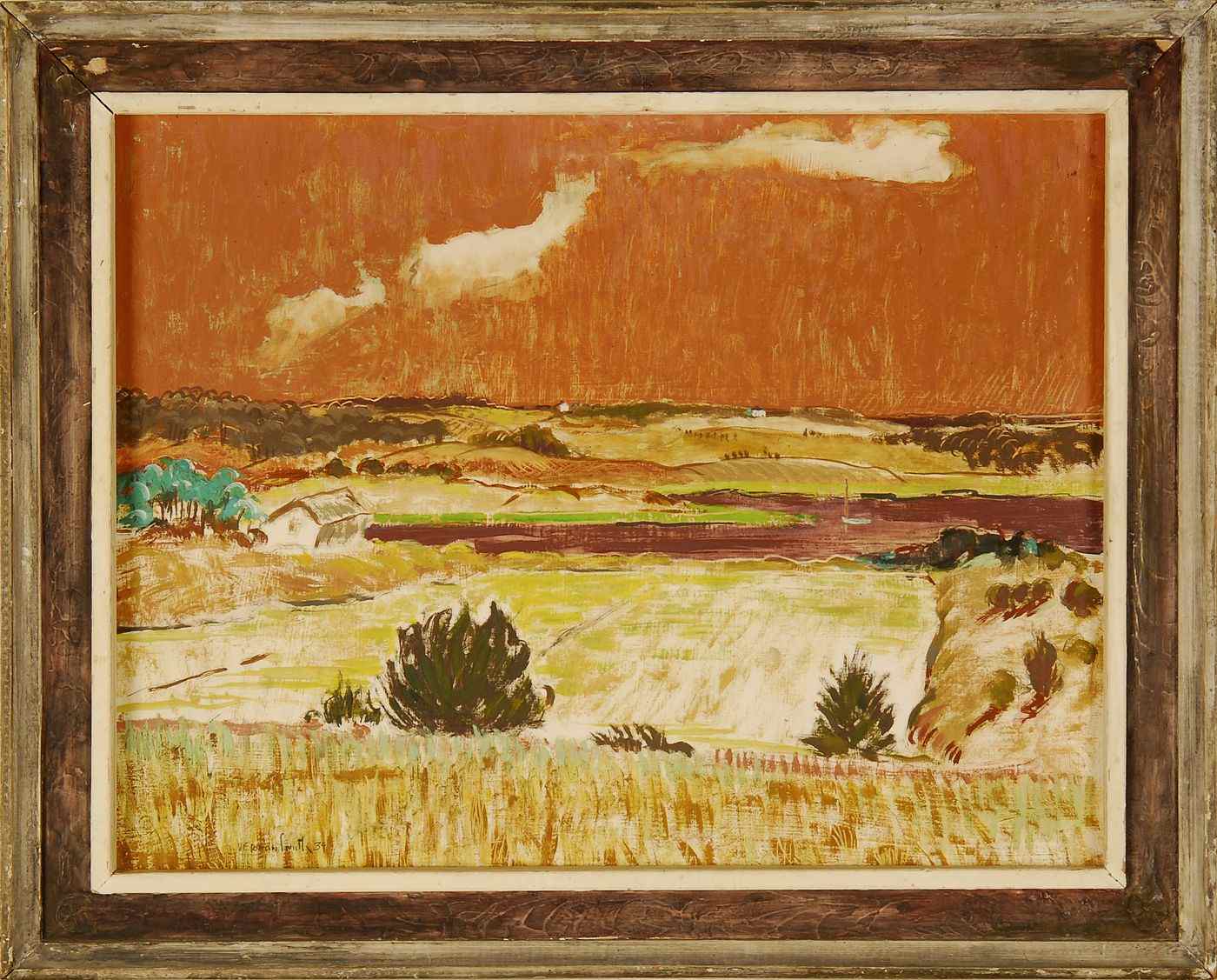 Appraisal: VERNON B SMITHAmerican - Cape Cod landscape Signed and dated