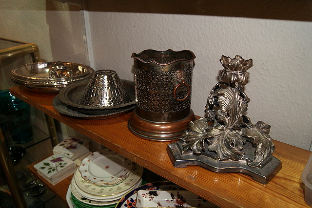 Appraisal: TWO PERSIAN METAL DISHES a pair of entree dishes a