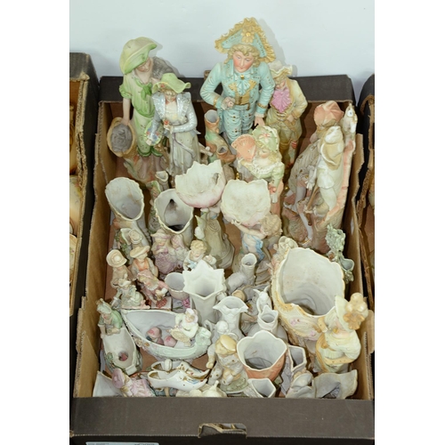 Appraisal: A quantity of Continental bisque porcelain figures and figure groups