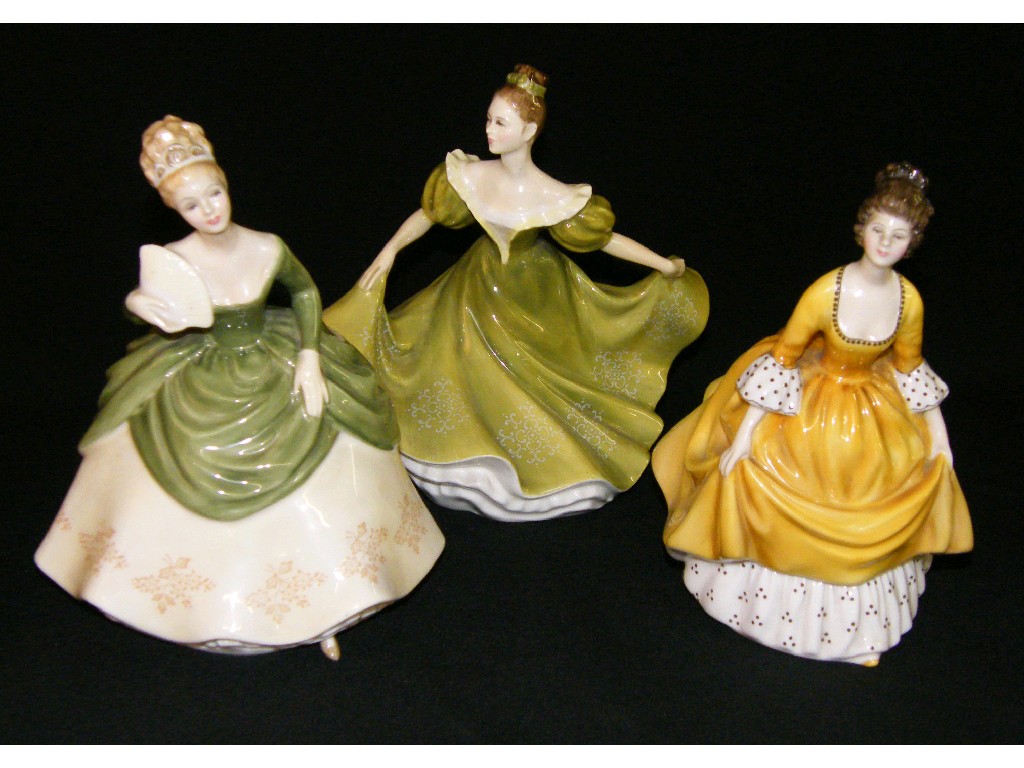 Appraisal: Three Royal Doulton figures - Soiree HN Lynne HN Coralie