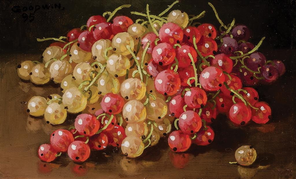 Appraisal: RICHARD LA BARRE GOODWIN American - Currants oil on canvas