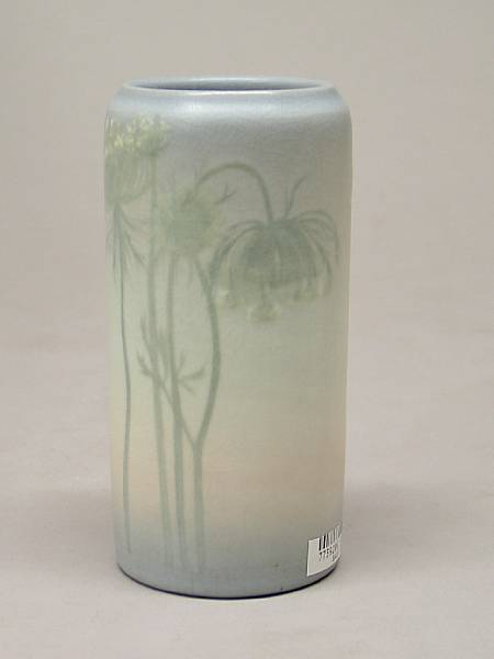 Appraisal: A Rookwood vellum glaze vase Katherine van Horne dated Of