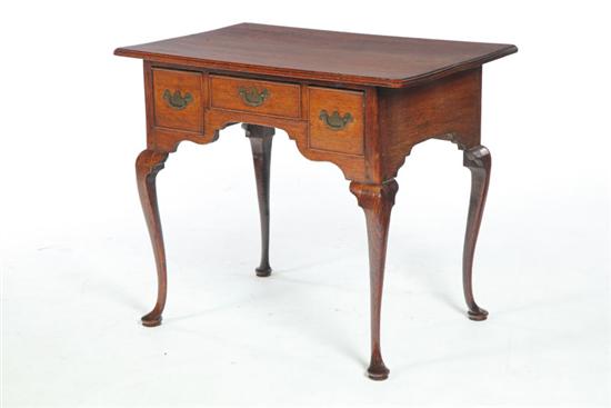 Appraisal: QUEEN ANNE-STYLE DRESSING TABLE Probably England th century walnut and