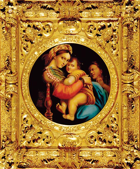 Appraisal: E Bianchini Italian early th century MADONNA DELLA SEDIA DI