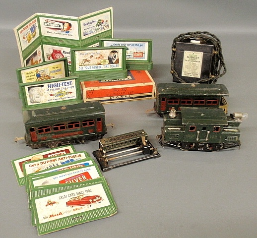 Appraisal: - Lionel train set- engine observation car Pullman rheostat transformer