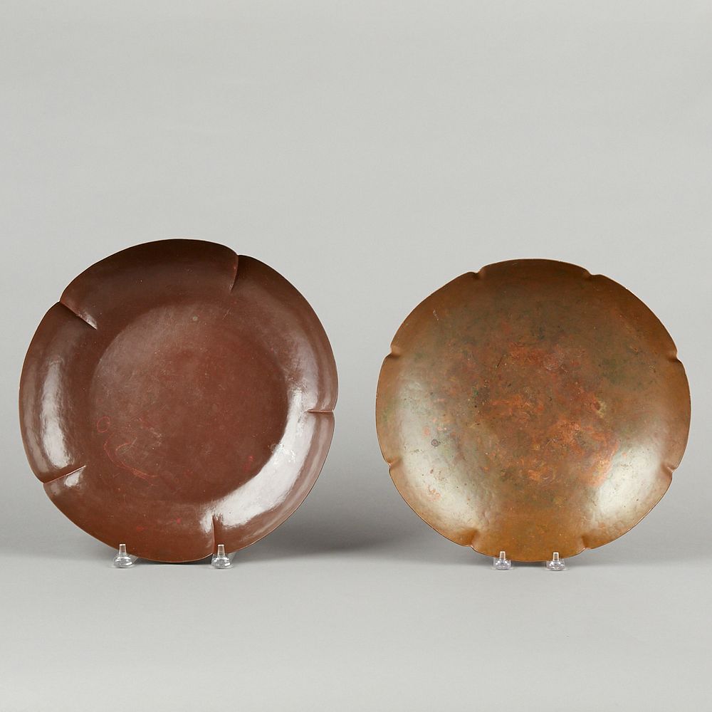 Appraisal: Grp Chicago Arts Crafts Copper Bowls - Charles Didrich Kalo