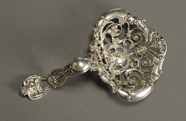 Appraisal: Gorham Pierced Sterling Server Providence Circa Having a pierced bowl