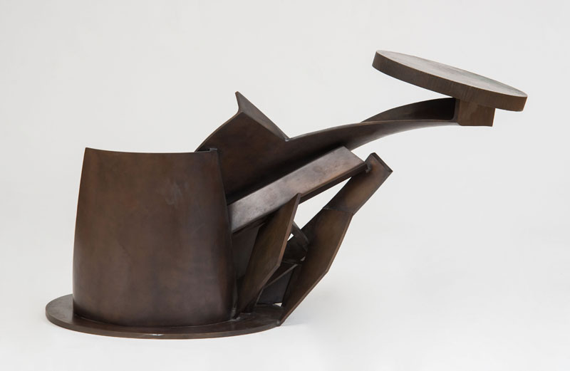 Appraisal: MICHAEL STEINER UNTITLED Bronze with patine brune signed dated and