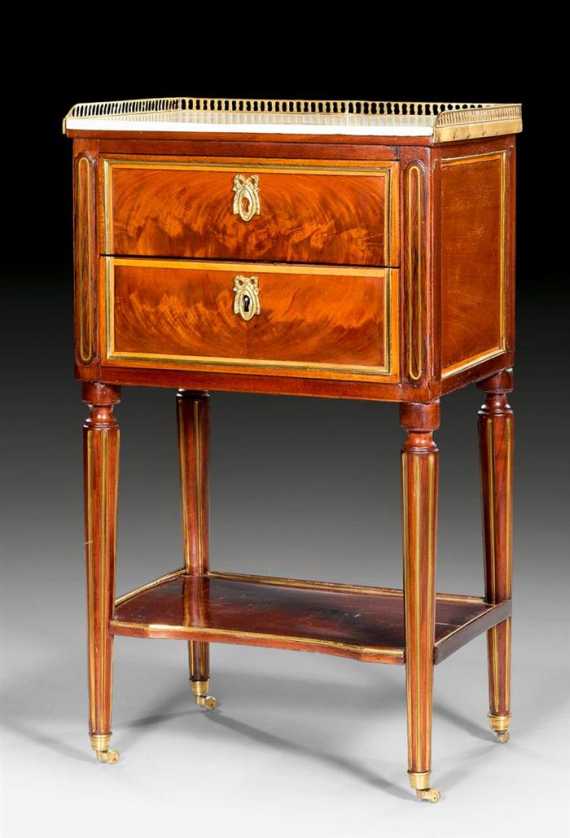 Appraisal: GUERIDON Louis XVI France circa Mahogany and fruitwood in veneer