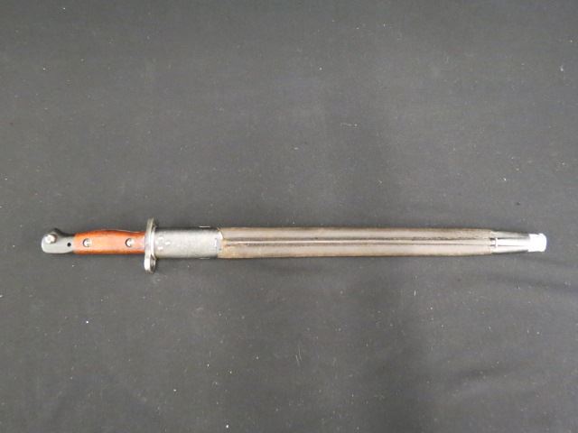 Appraisal: Old Bayonet with Scabbard