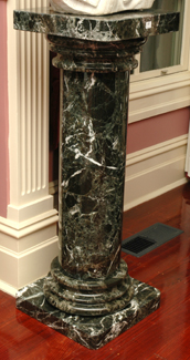 Appraisal: LARGE MARBLED PEDESTAL cm High