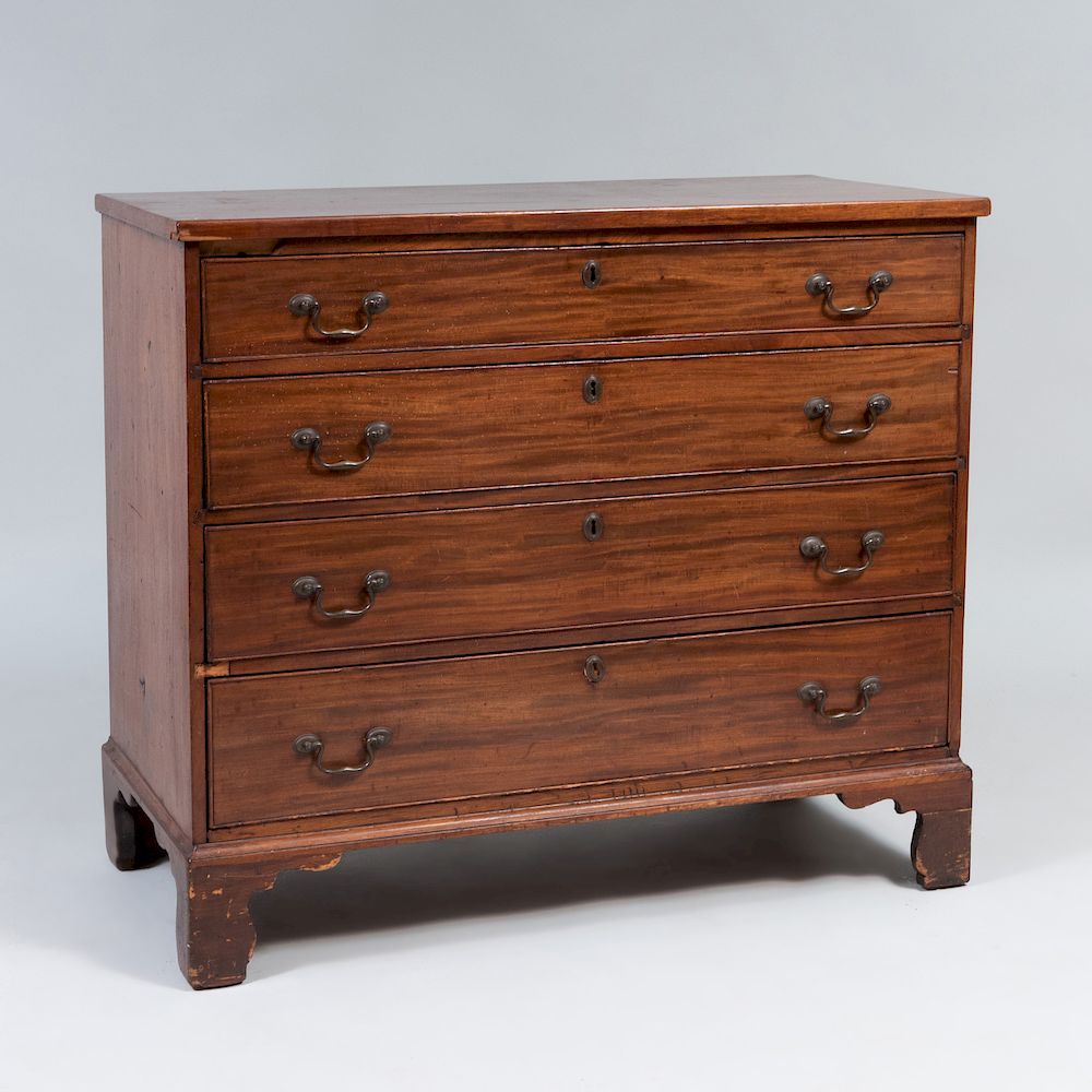 Appraisal: George III Mahogany Chest of Drawers x x in Property