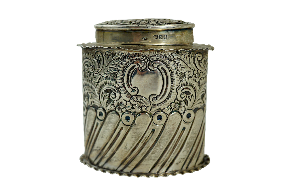 Appraisal: British Repousse Snuff Late Victorian English William Hutton Sons Sterling