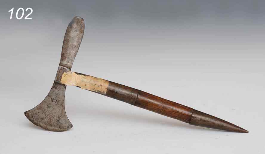 Appraisal: Naval Boarding Axe '' long impressed ''I B'' th century