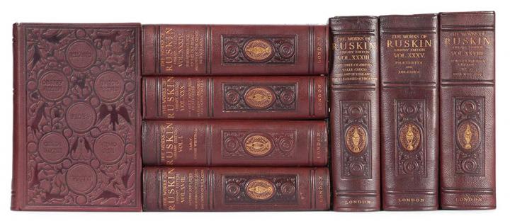 Appraisal: RUSKIN JOHN Works London George Allen - The Library Edition