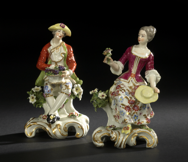 Appraisal: Attractive Pair of Edme Samson Paris Porcelain Figures fourth quarter