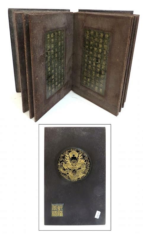 Appraisal: Tibetan Jade Book With Jade Cover Tibetan Jade Book With