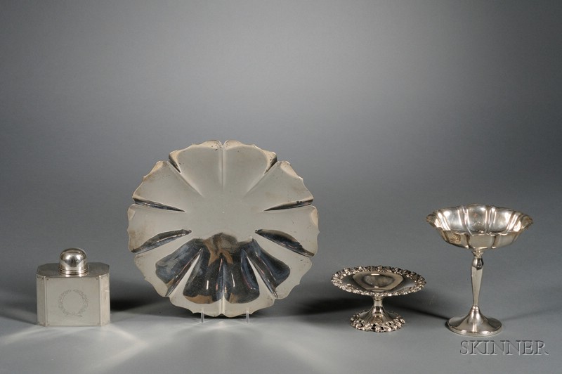 Appraisal: Four Sterling Tablewares early th century a small Ferd Fuchs