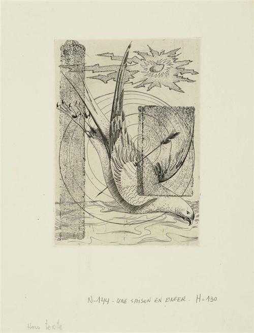 Appraisal: KROL Abram - RIMBAUD A Series of engraved plates by