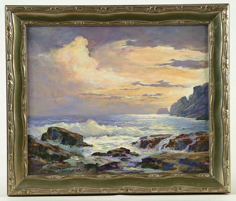 Appraisal: MARGARET SOUCIER BROWN American th C HEAR THE SEA CRY