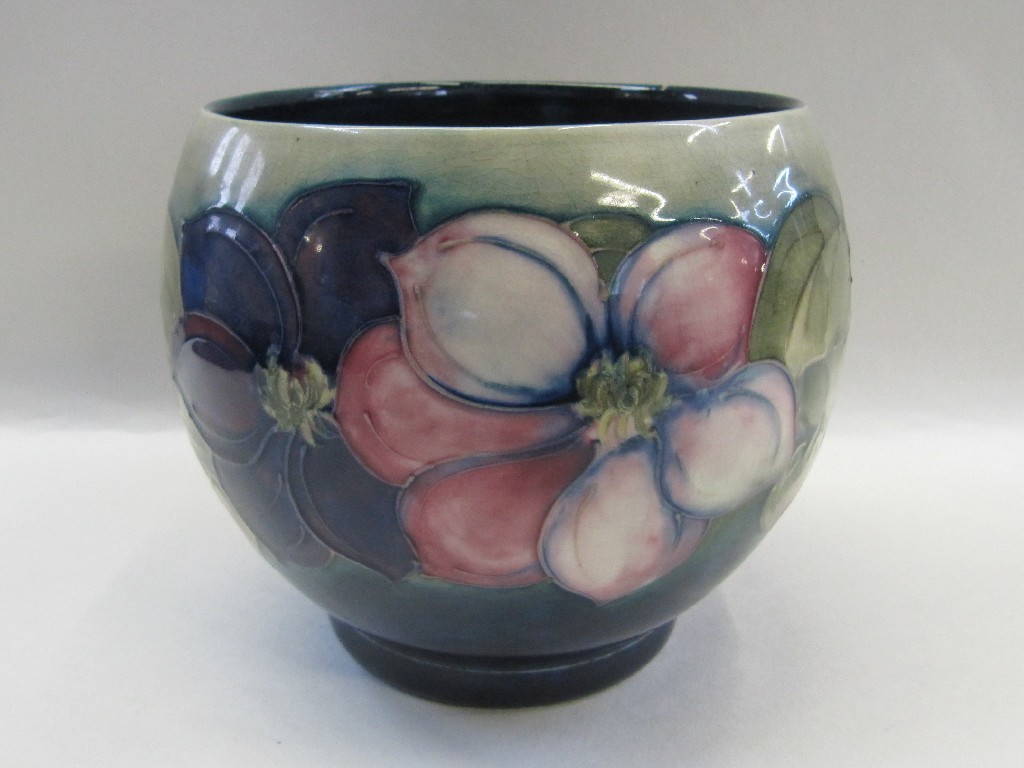 Appraisal: Moorcroft Clematis bowl slight def