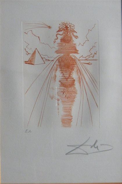 Appraisal: SALVADOR DALI spanish - three engravings from 'much ado about