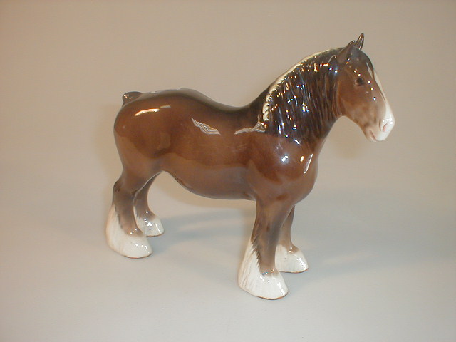 Appraisal: A Beswick Shire Mare brown gloss model designed by Arthur