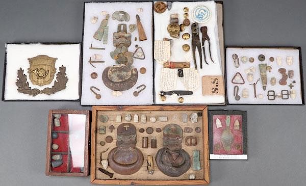 Appraisal: A GROUP OF OVER CIVIL WAR REGALIA AND RELICS A