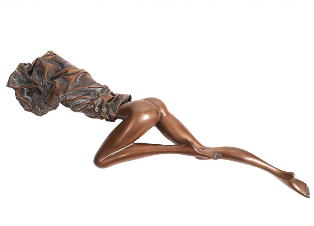 Appraisal: BRUNO BRUNI BRONZE 'RECLINING NUDE'Bruno Bruni Italy - 'Venus Sdraiata'