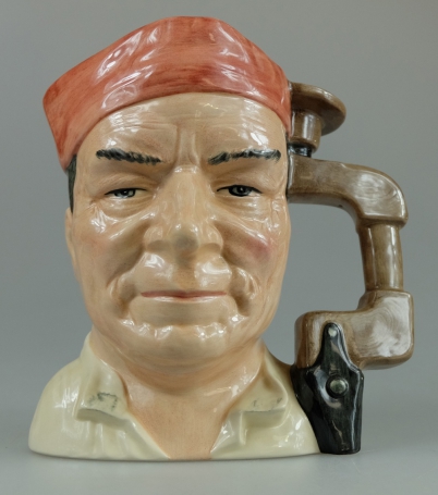 Appraisal: Royal Doulton large character jug The Cabinet Maker D limited