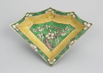 Appraisal: A Small th Century Kang Hsi Fan Shaped Triangular Dish