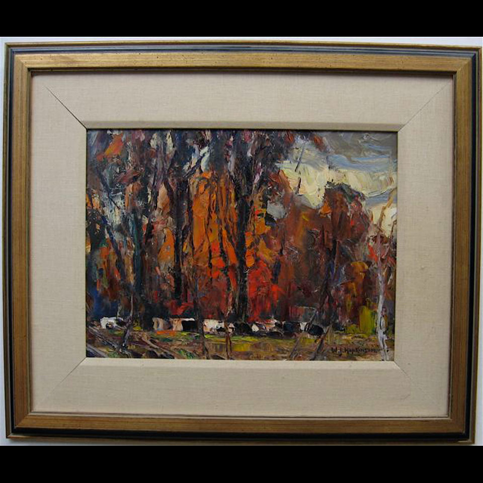 Appraisal: OCTOBER PASTURES - QUEENSVILLE WILLIAM JOHN HOPKINSON - CANADIAN OIL