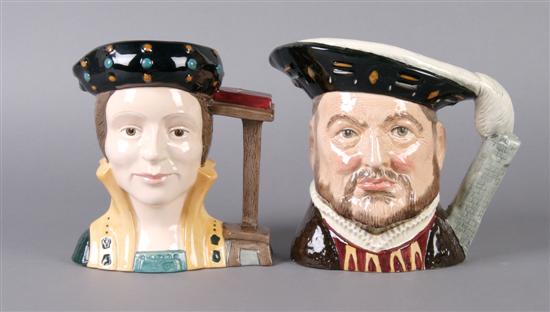 Appraisal: A Royal Doulton Large Character Jug of Catherine Parr Height