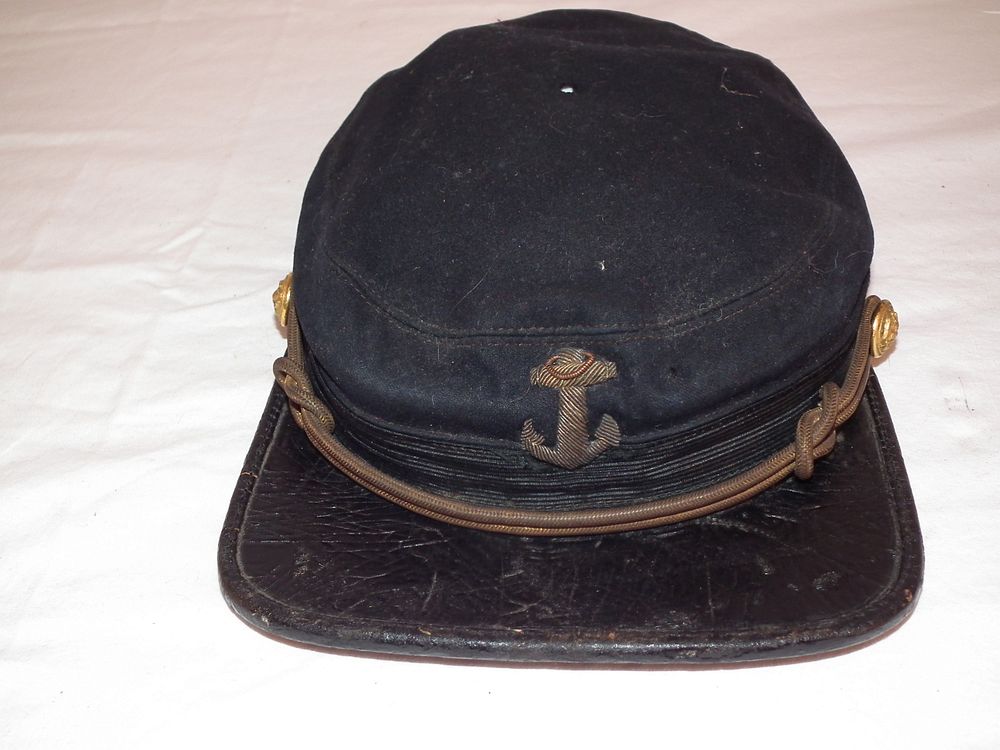 Appraisal: CADET KEPI MARYLAND Post Civil War naval cadet kepi signed