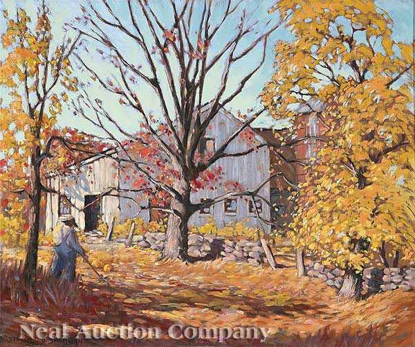 Appraisal: Stowell Bradford Sherman American - Ashford oil on canvas board