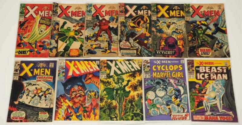 Appraisal: Lot of X-Men Comic Books This lot includes assorted issues