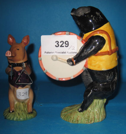 Appraisal: Beswick Pig Promenade figures Michael PP and james PP