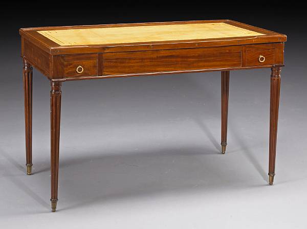 Appraisal: A Louis XVI mahogany tric trac table fourth quarter th