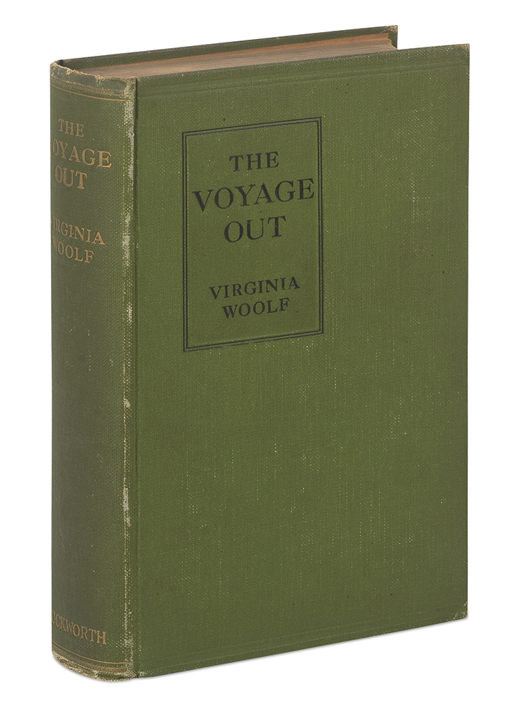 Appraisal: WOOLF VIRGINIA The Voyage Out vo original green cloth stamped